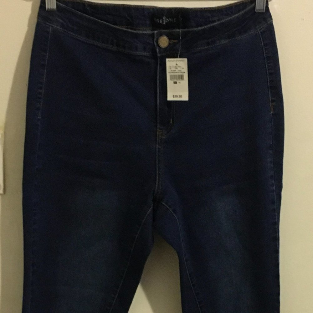 Ashley Stewart One5One Jeans Dark Blue